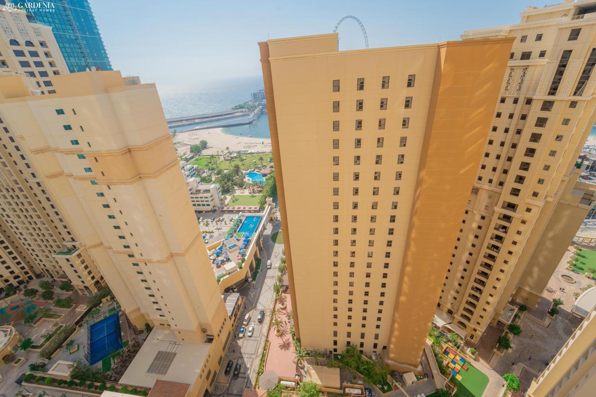 Jbr Amwaj 4 , Upgraded Sea And Ain Dubai Views, 2M Walk To Beach By Gardenia Suitse Екстер'єр фото