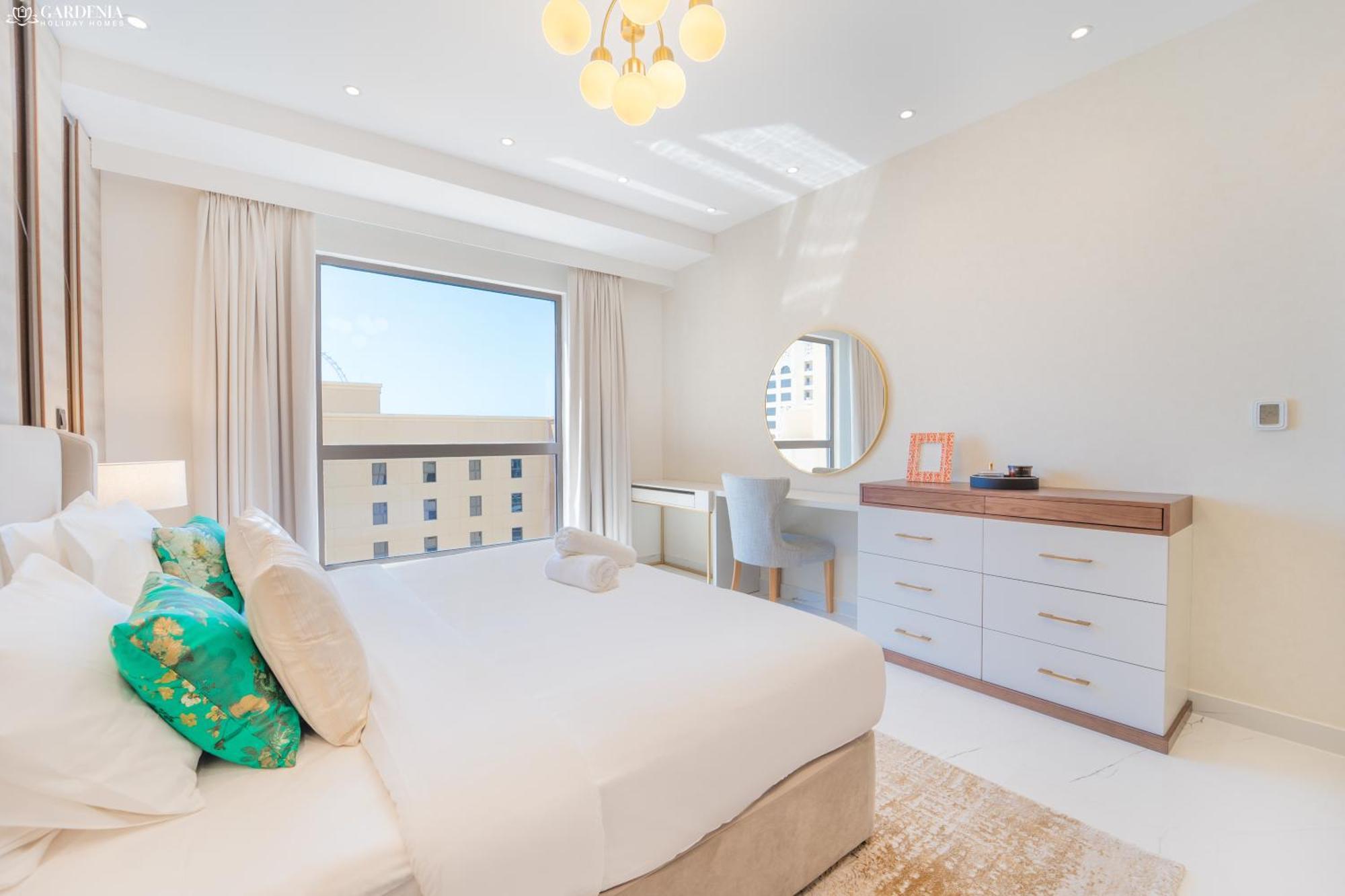 Jbr Amwaj 4 , Upgraded Sea And Ain Dubai Views, 2M Walk To Beach By Gardenia Suitse Екстер'єр фото