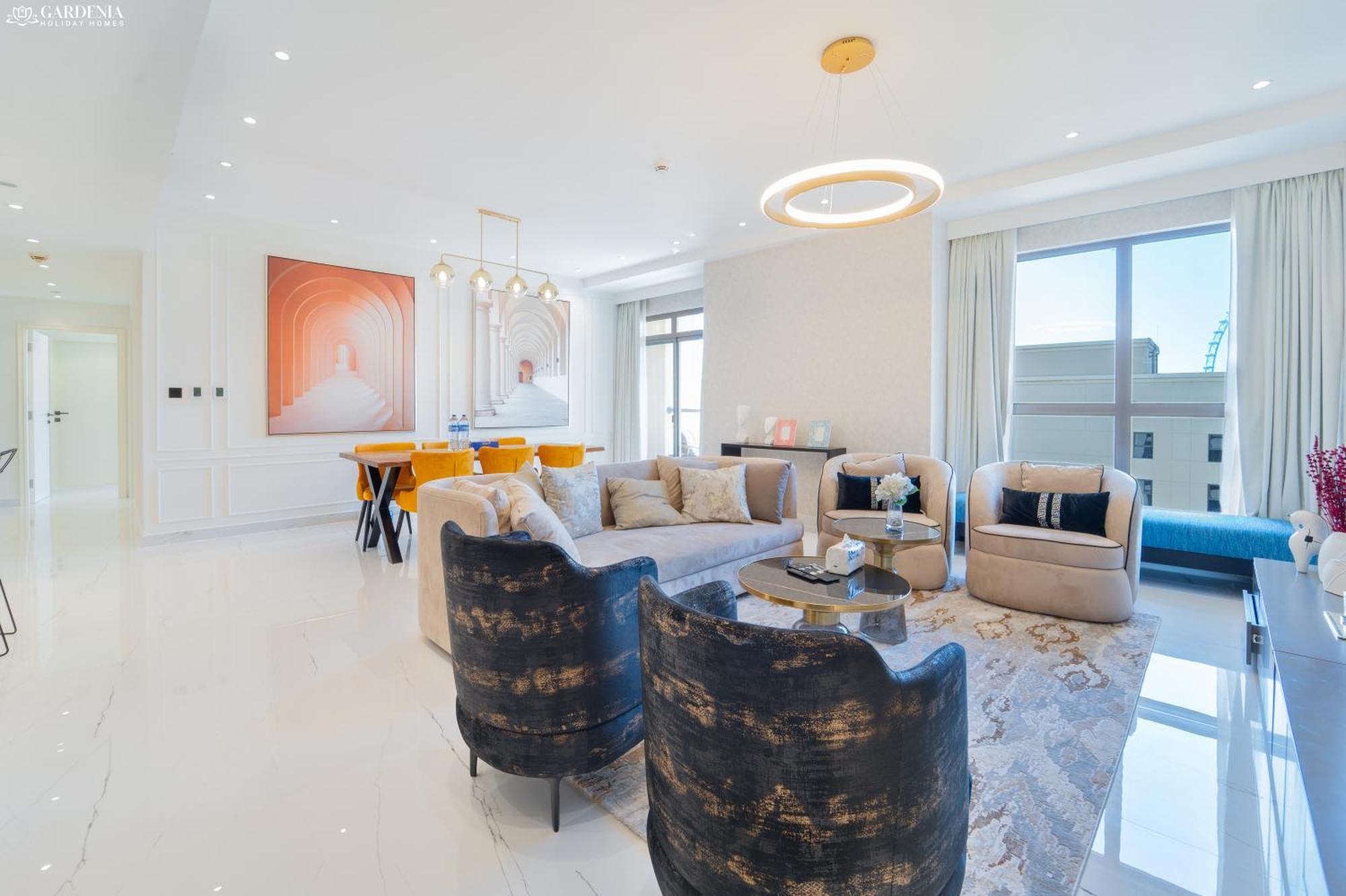 Jbr Amwaj 4 , Upgraded Sea And Ain Dubai Views, 2M Walk To Beach By Gardenia Suitse Екстер'єр фото
