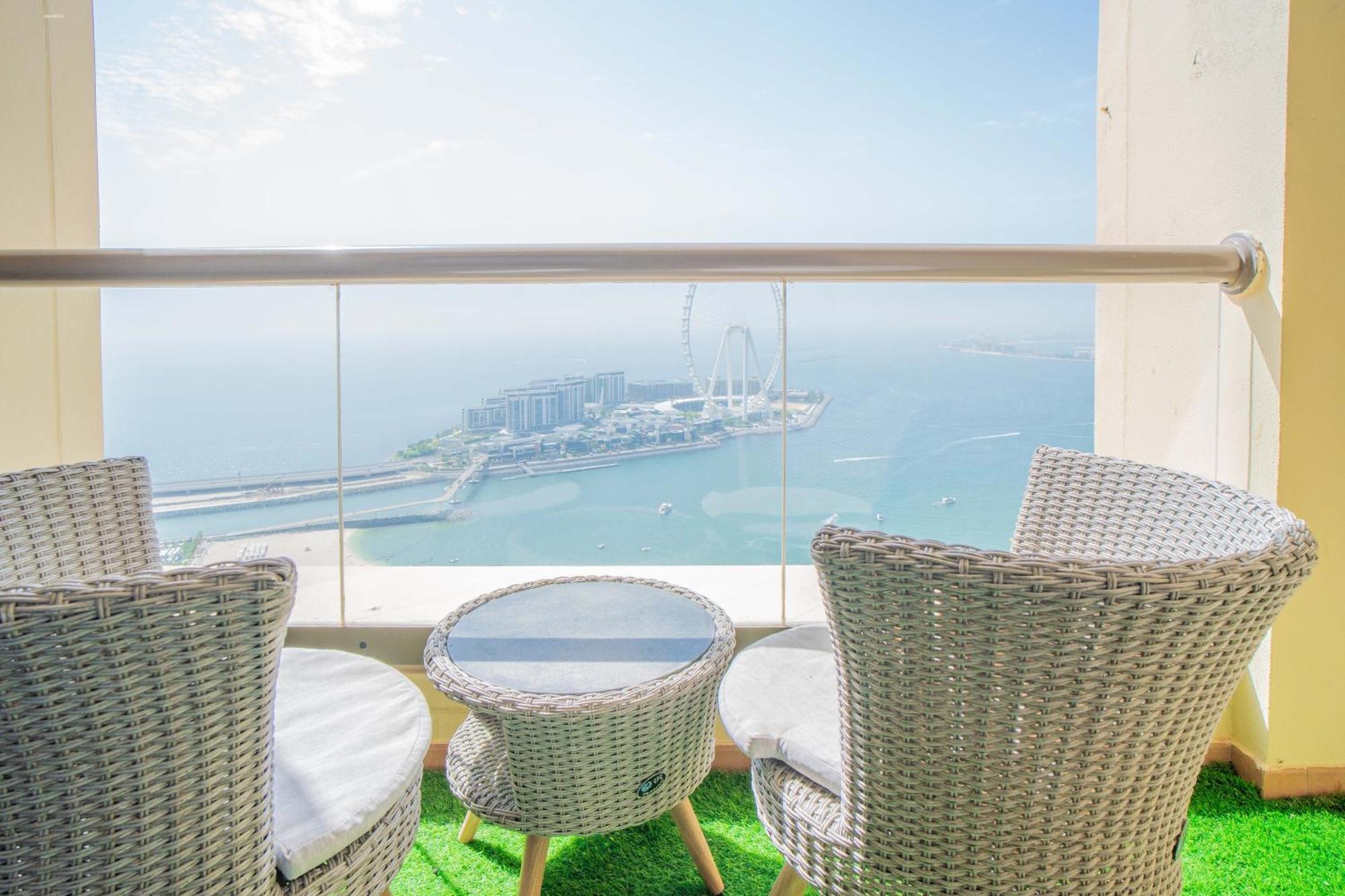 Jbr Amwaj 4 , Upgraded Sea And Ain Dubai Views, 2M Walk To Beach By Gardenia Suitse Екстер'єр фото