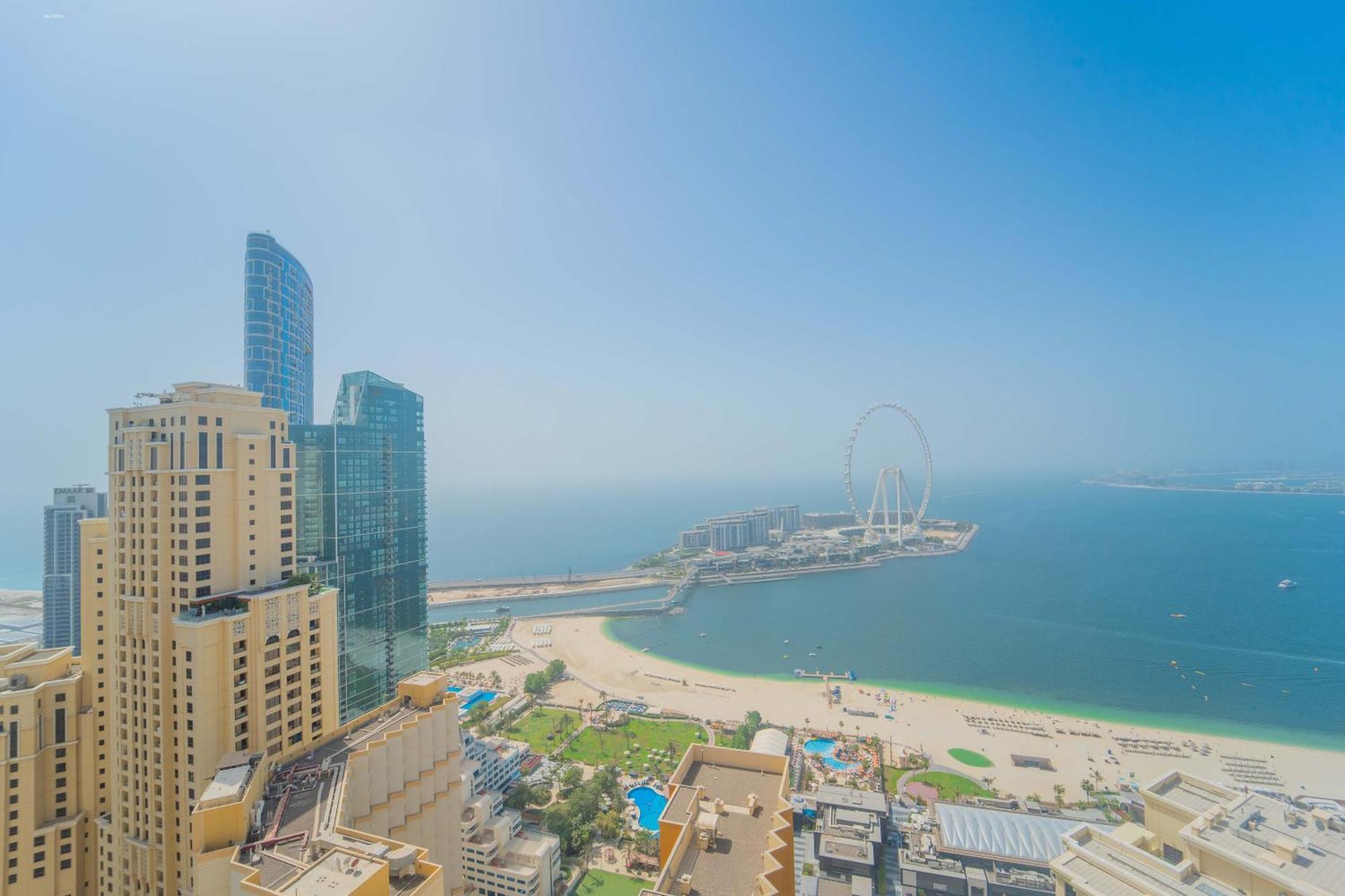 Jbr Amwaj 4 , Upgraded Sea And Ain Dubai Views, 2M Walk To Beach By Gardenia Suitse Екстер'єр фото