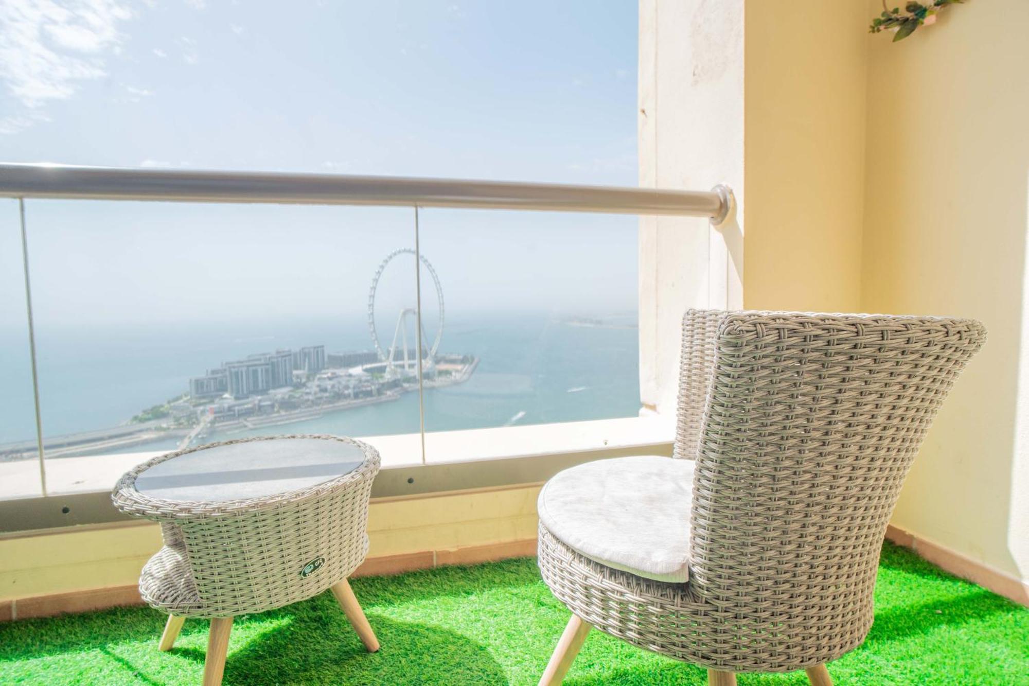 Jbr Amwaj 4 , Upgraded Sea And Ain Dubai Views, 2M Walk To Beach By Gardenia Suitse Екстер'єр фото
